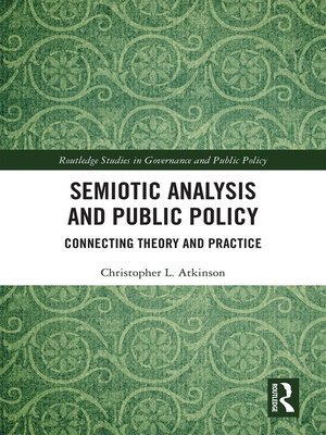 cover image of Semiotic Analysis and Public Policy